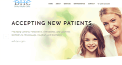 Desktop Screenshot of dentalhealthclinic.ca