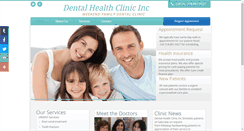 Desktop Screenshot of dentalhealthclinic.net